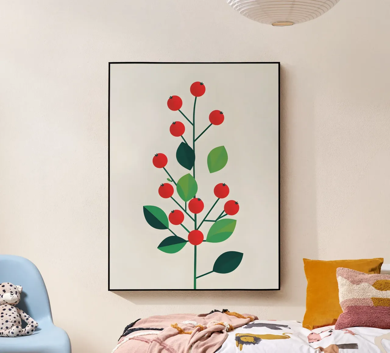 Ramo con bacche plexiglass da Botanical Gallery