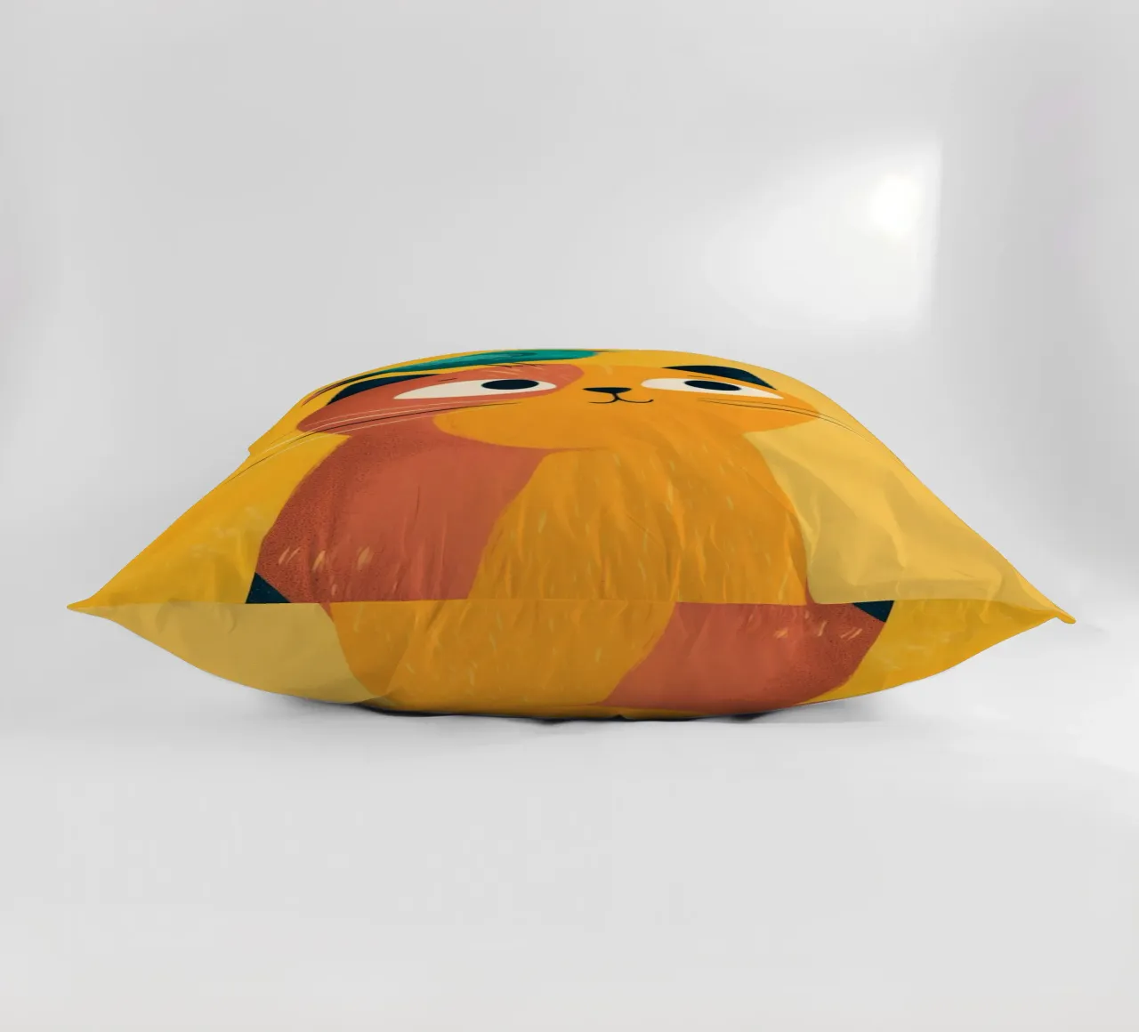 Bird on My Head decorative cushion by Kiara