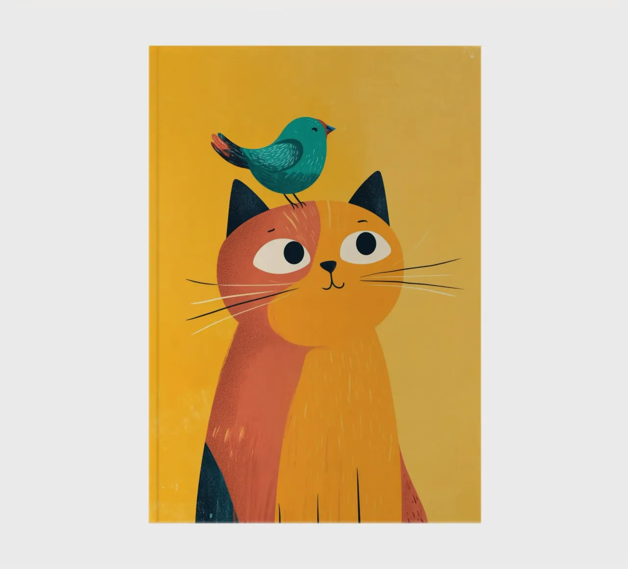 Bird on My Head notebook by Kiara