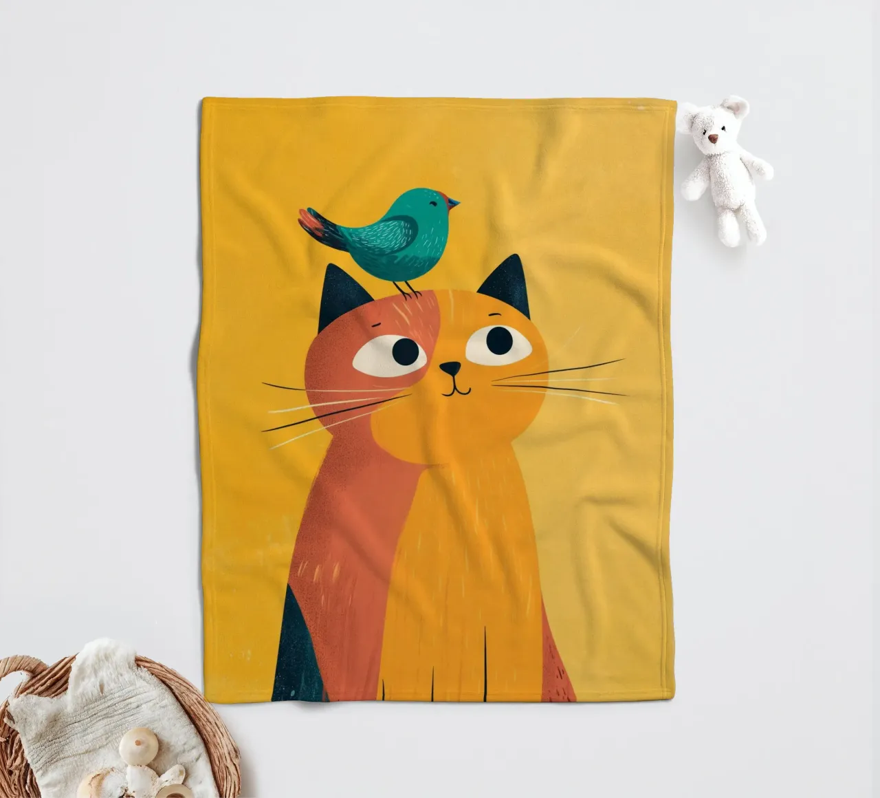 Bird on My Head coperta in pile da Kiara