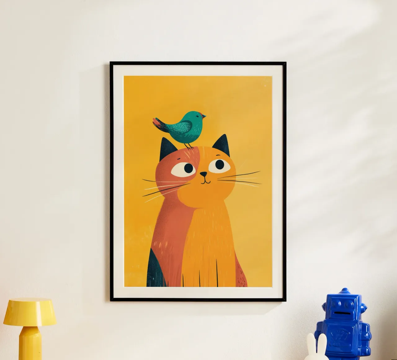 Bird on My Head Poster von Kiara