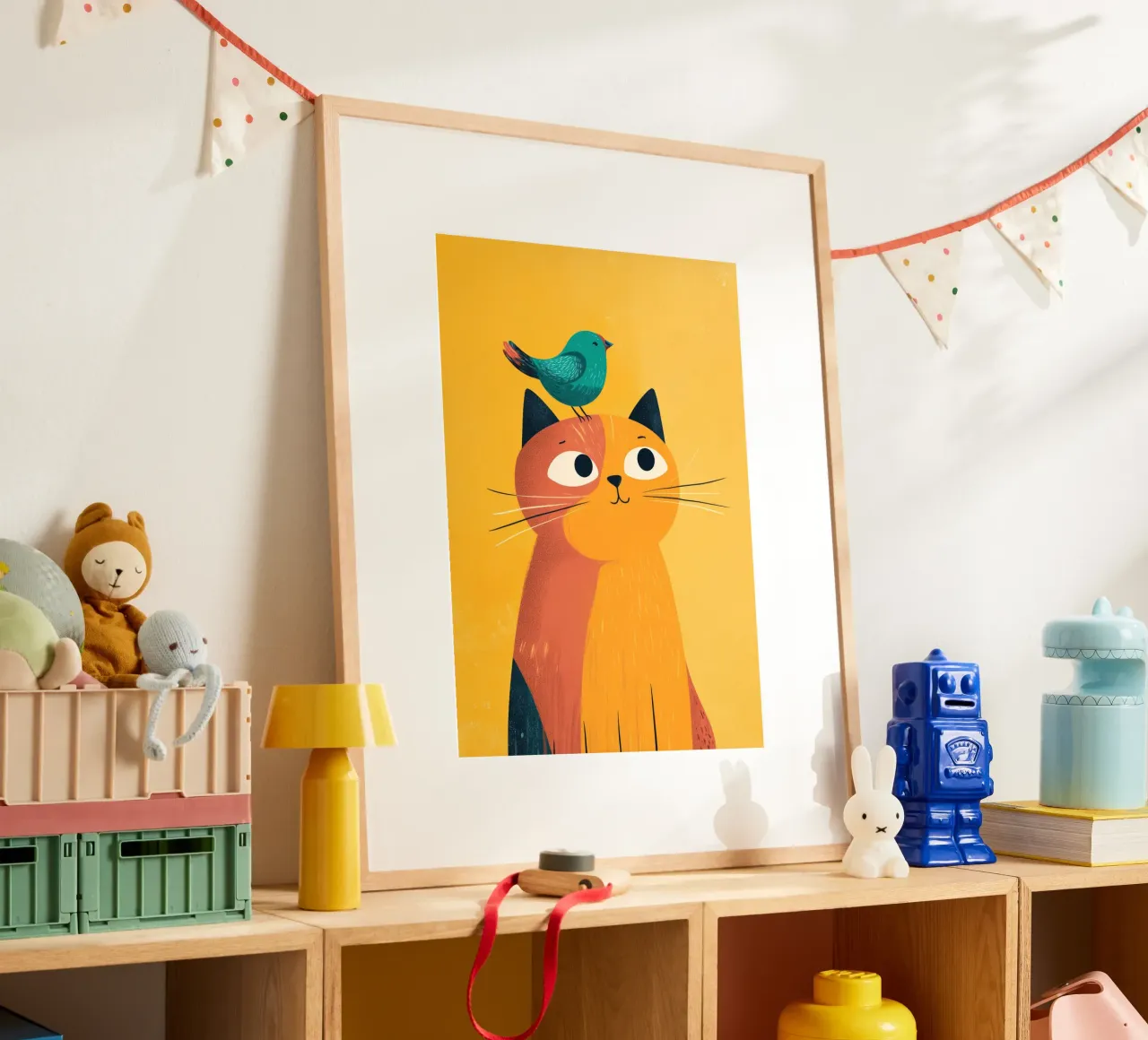 Bird on My Head Poster von Kiara