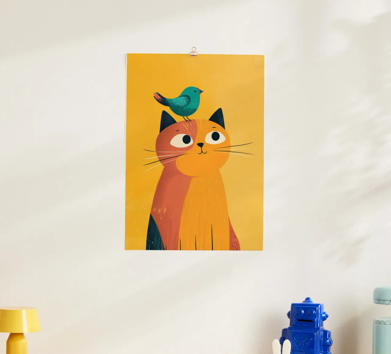 Bird on My Head Poster von Kiara
