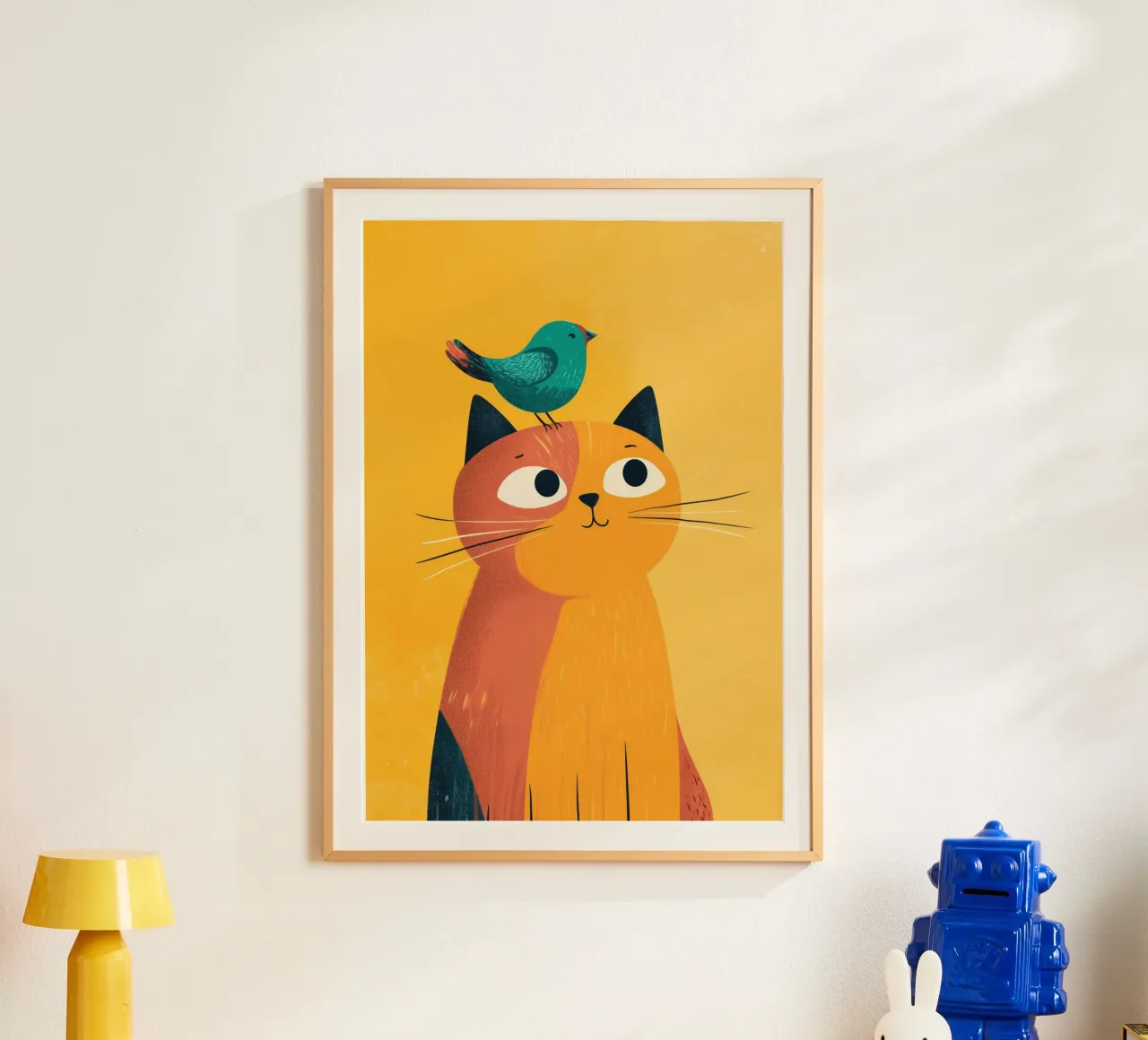 Bird on My Head Poster von Kiara