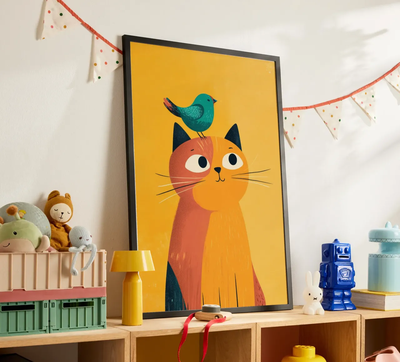 Bird on My Head Poster von Kiara