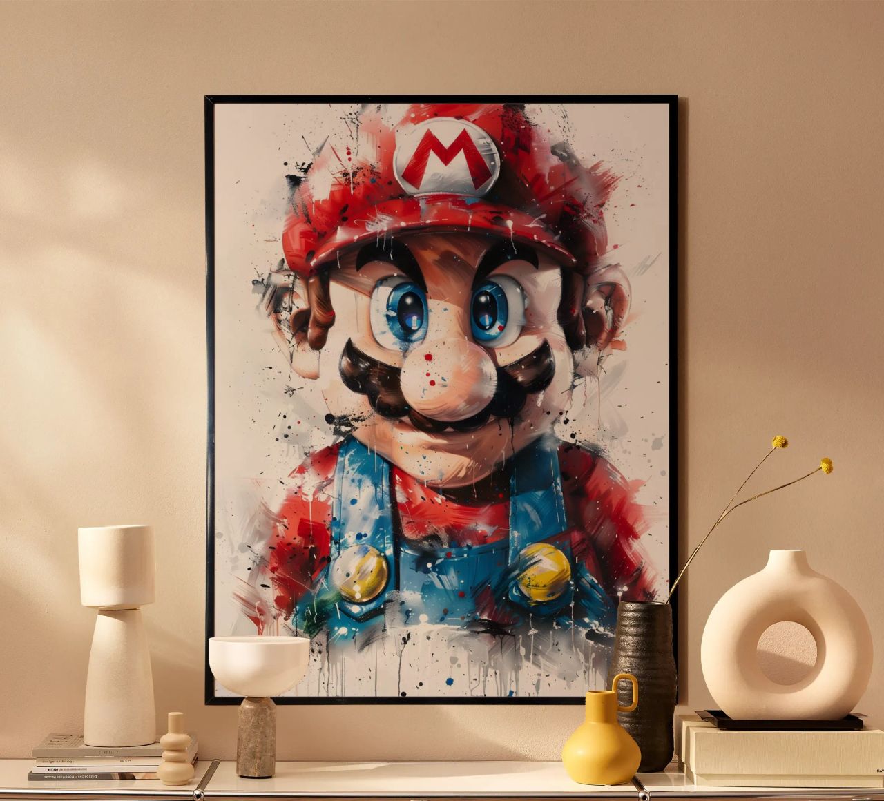 Super Mario Painting poster by CreativeStudio