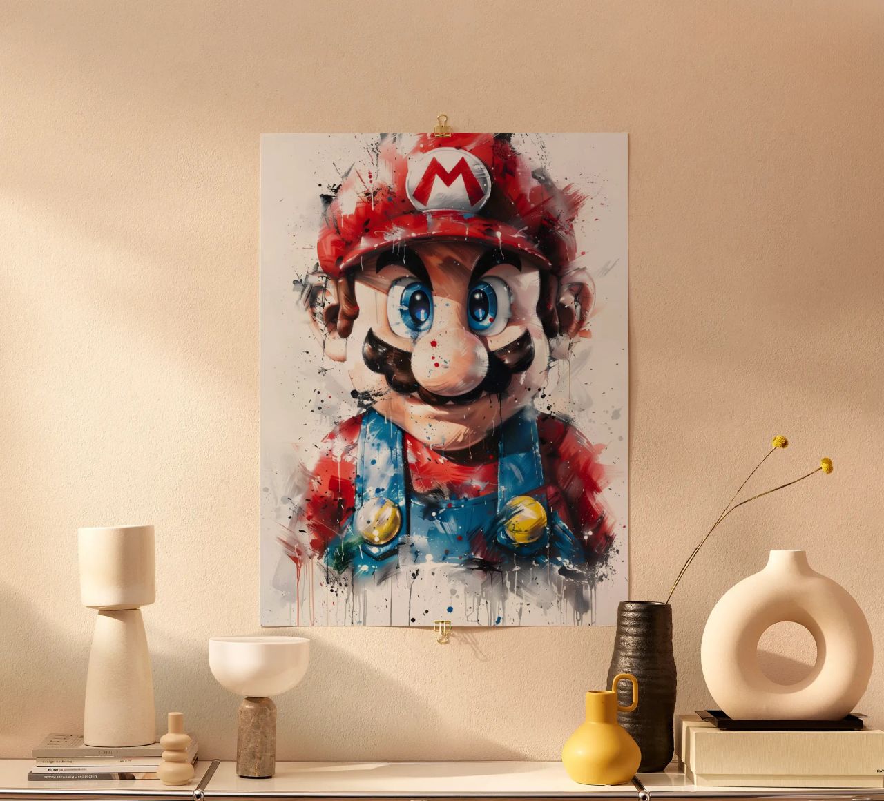 Super Mario Painting poster by CreativeStudio