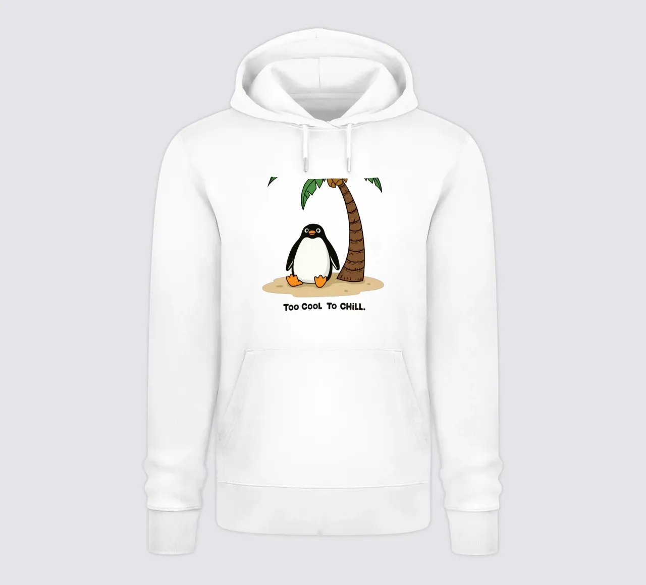 Troppo freddo per essere raffreddato felpa con cappuccio da DesignDoodle