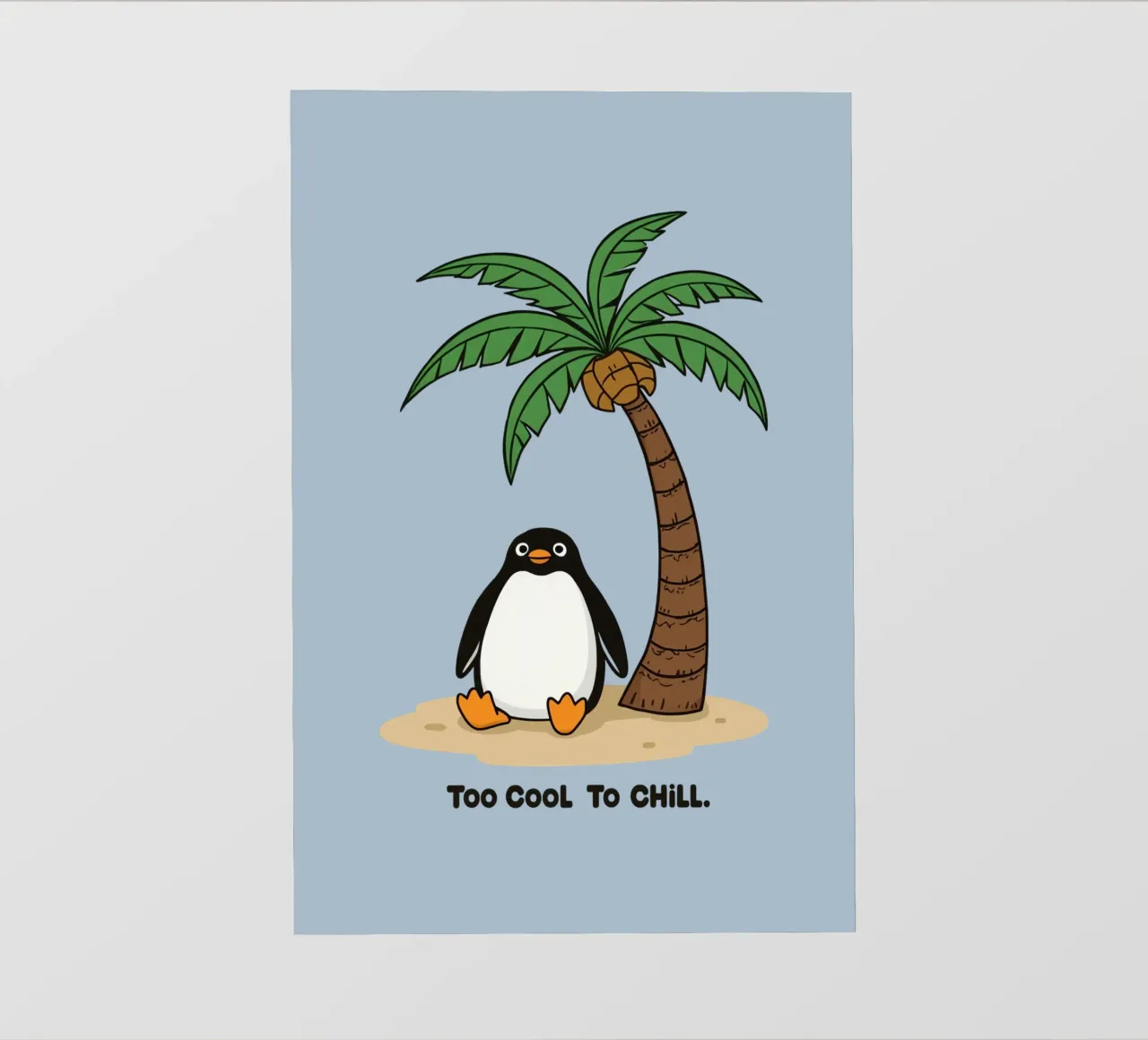 Troppo freddo per essere raffreddato pellicola backlit da DesignDoodle