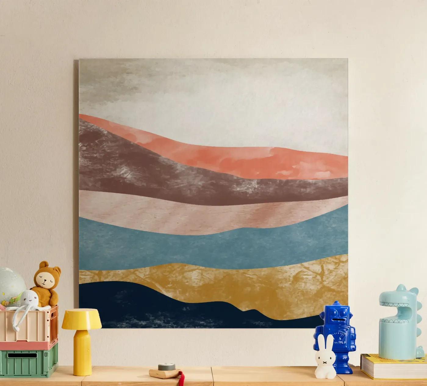 Rainbow Mountain plexiglas de Vivi Nicolin