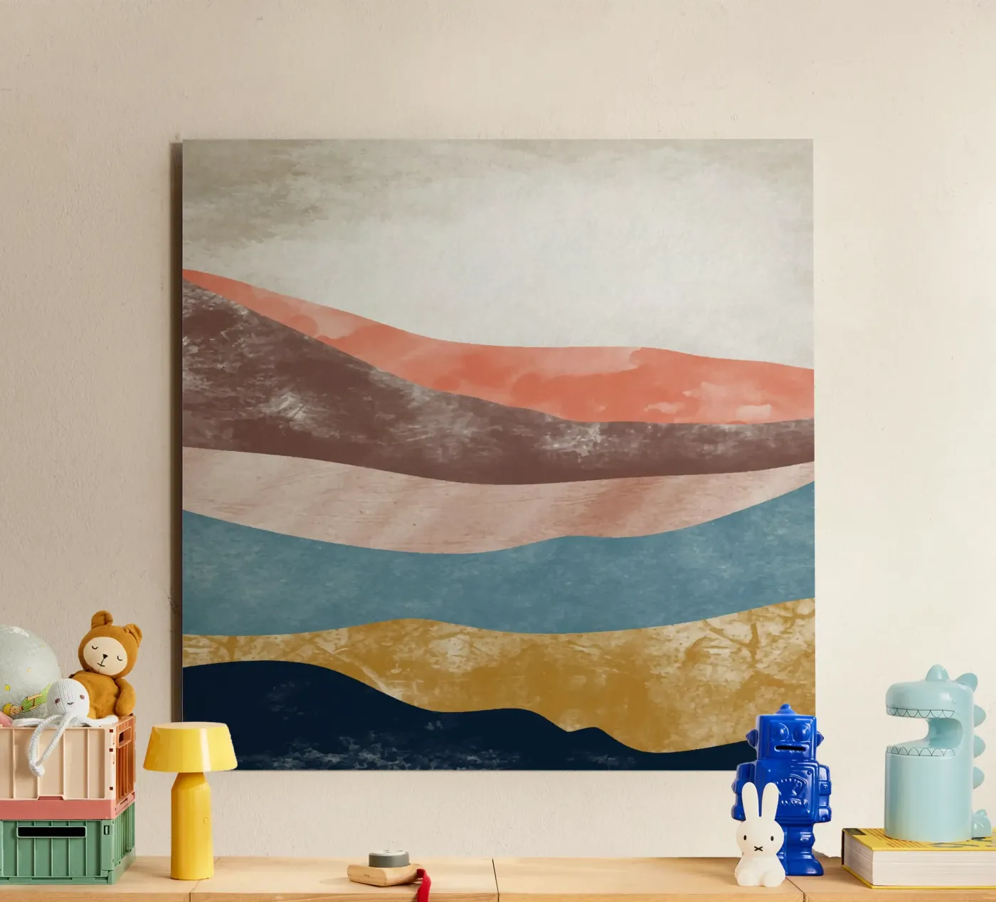Rainbow Mountain forex plate by Vivi Nicolin