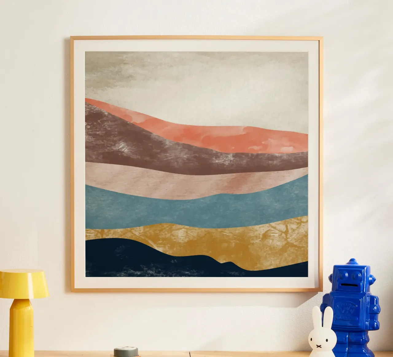 Rainbow Mountain Poster von Vivi Nicolin