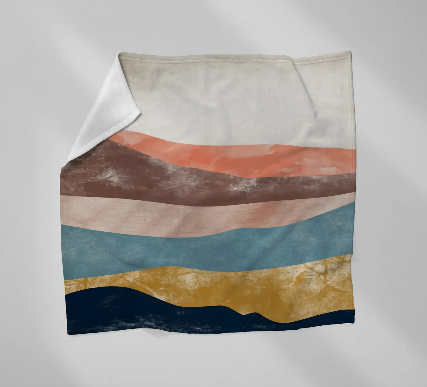 Rainbow Mountain fleecedeken van Vivi Nicolin