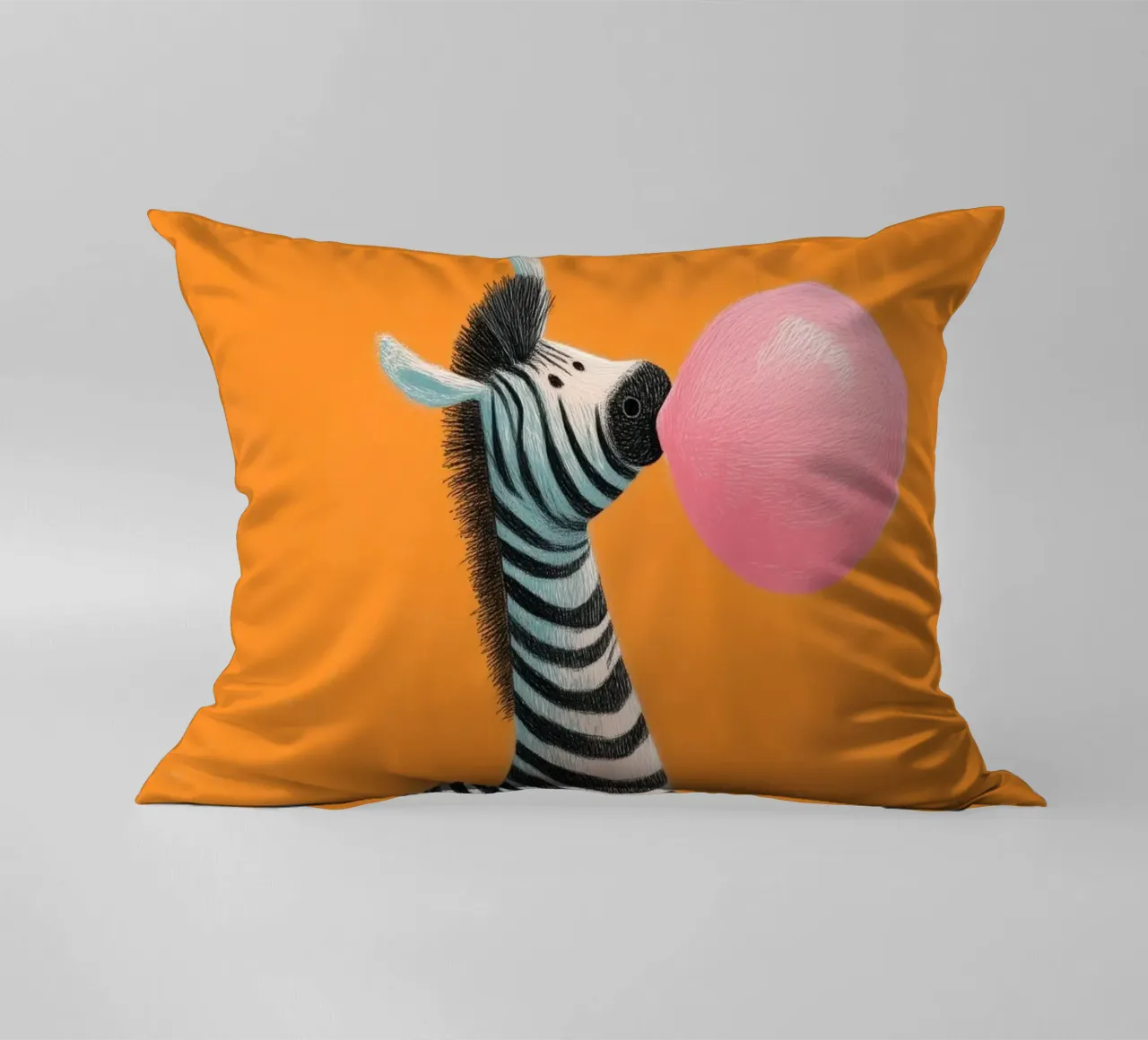 Bubblegum Zebra cuscino da Kiara