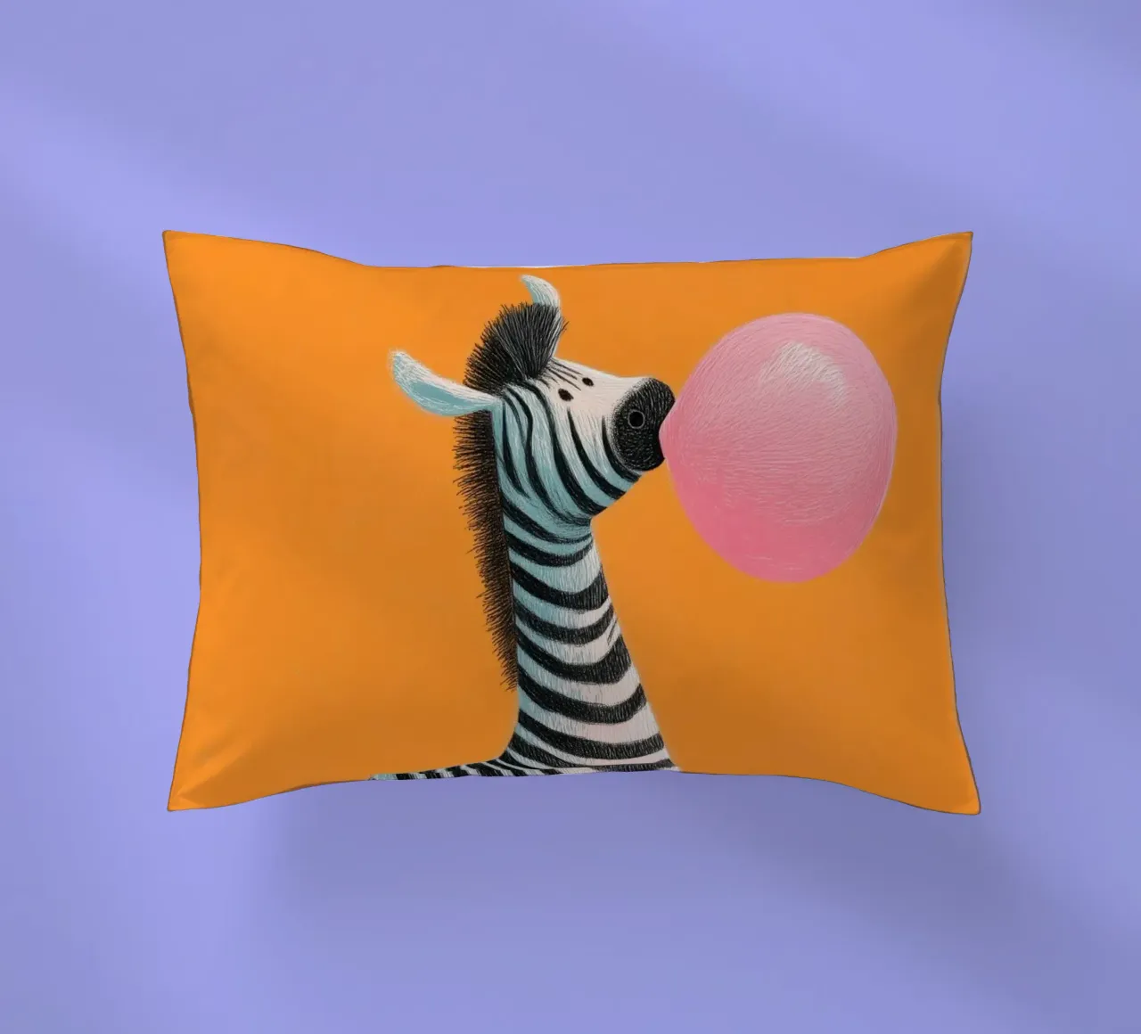 Bubblegum Zebra cuscino da Kiara