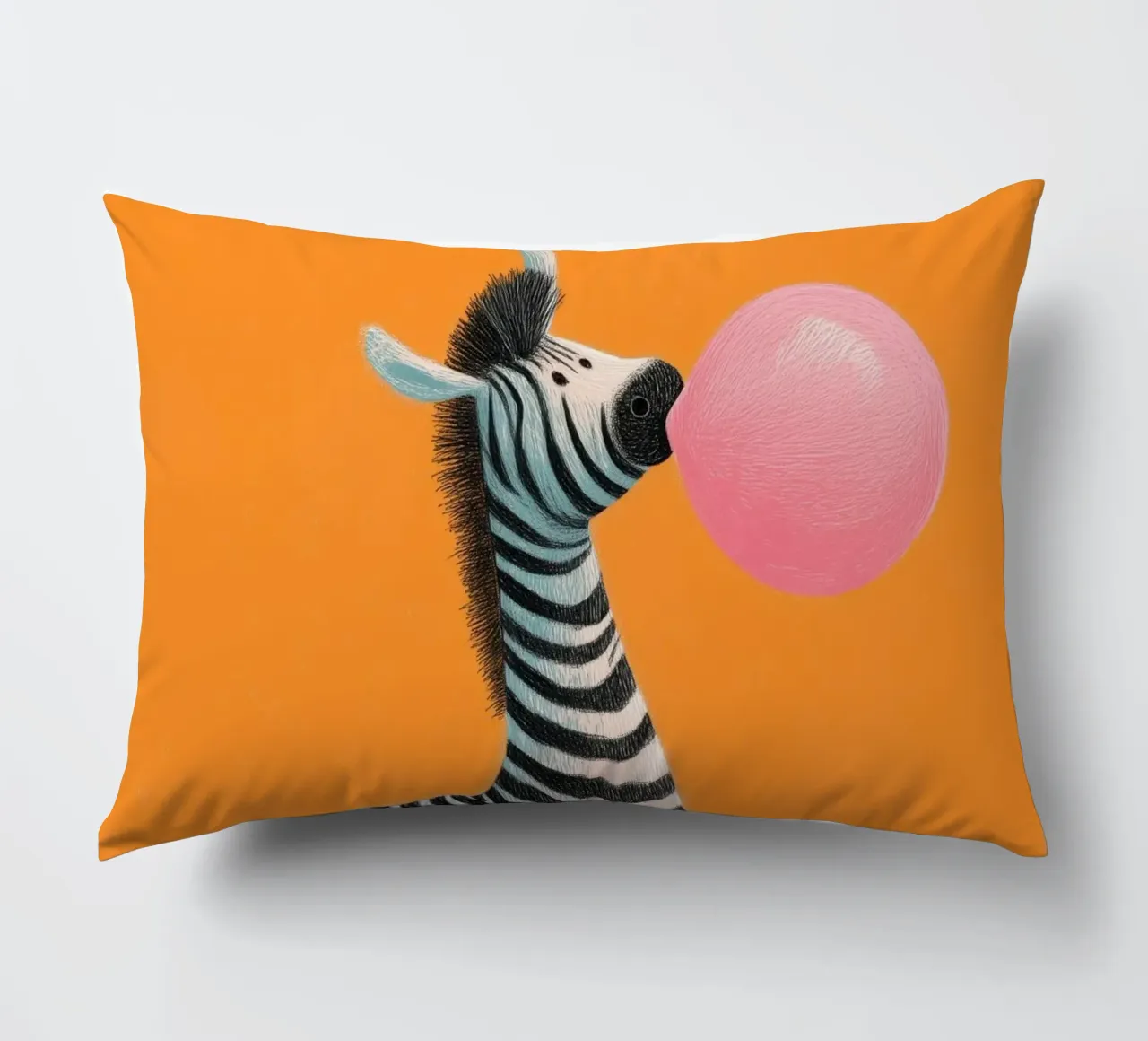 Bubblegum Zebra cuscino da Kiara