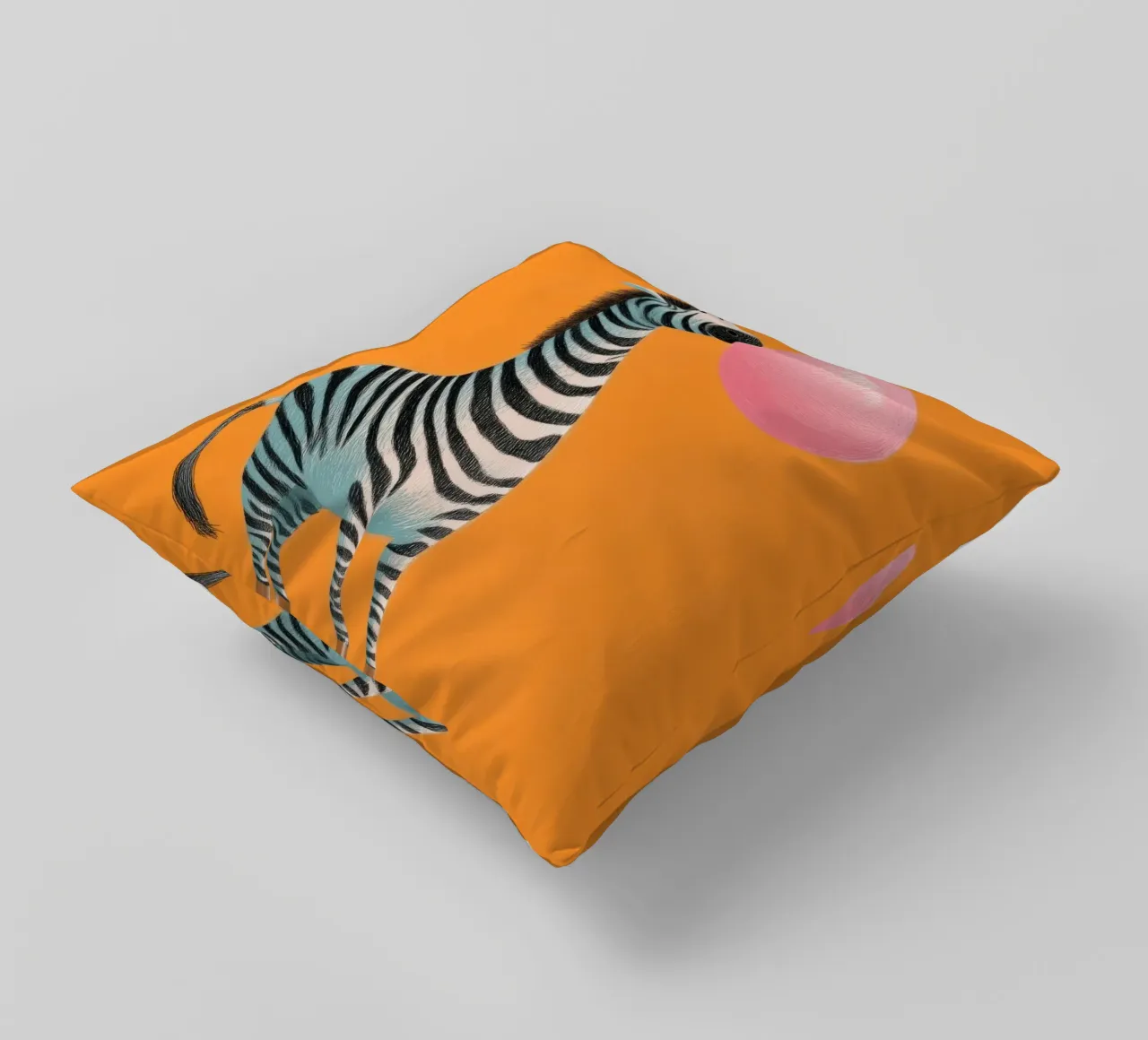 Bubblegum Zebra cuscino da Kiara