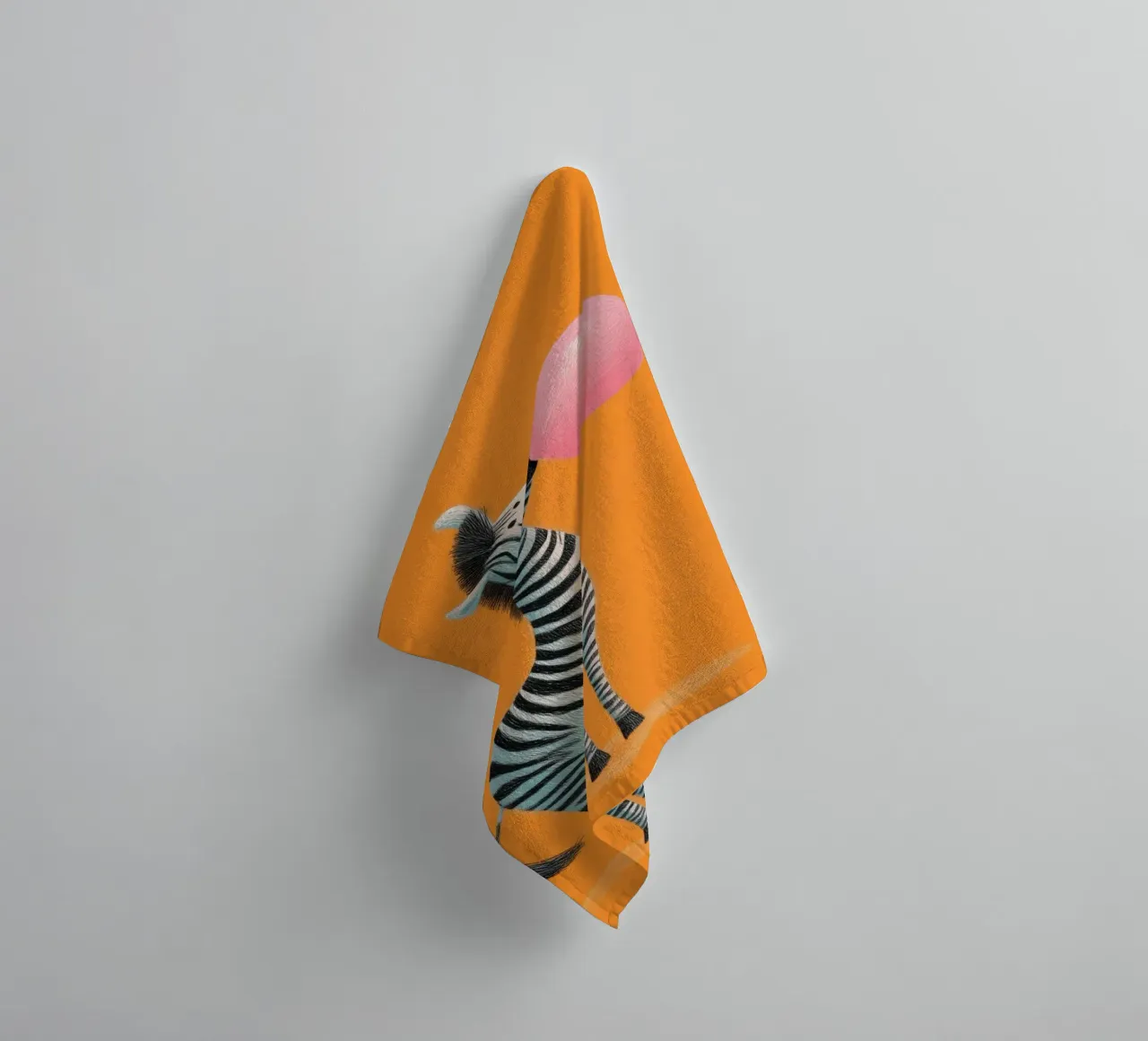 Bubblegum Zebra asciugamano da bagno da Kiara