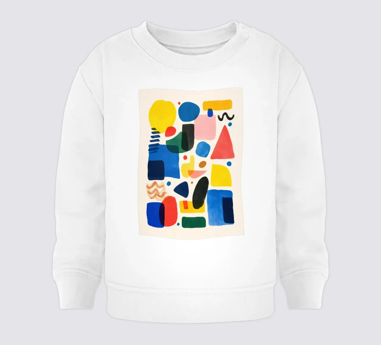 Colorful Shapes felpa neonato da Kiara