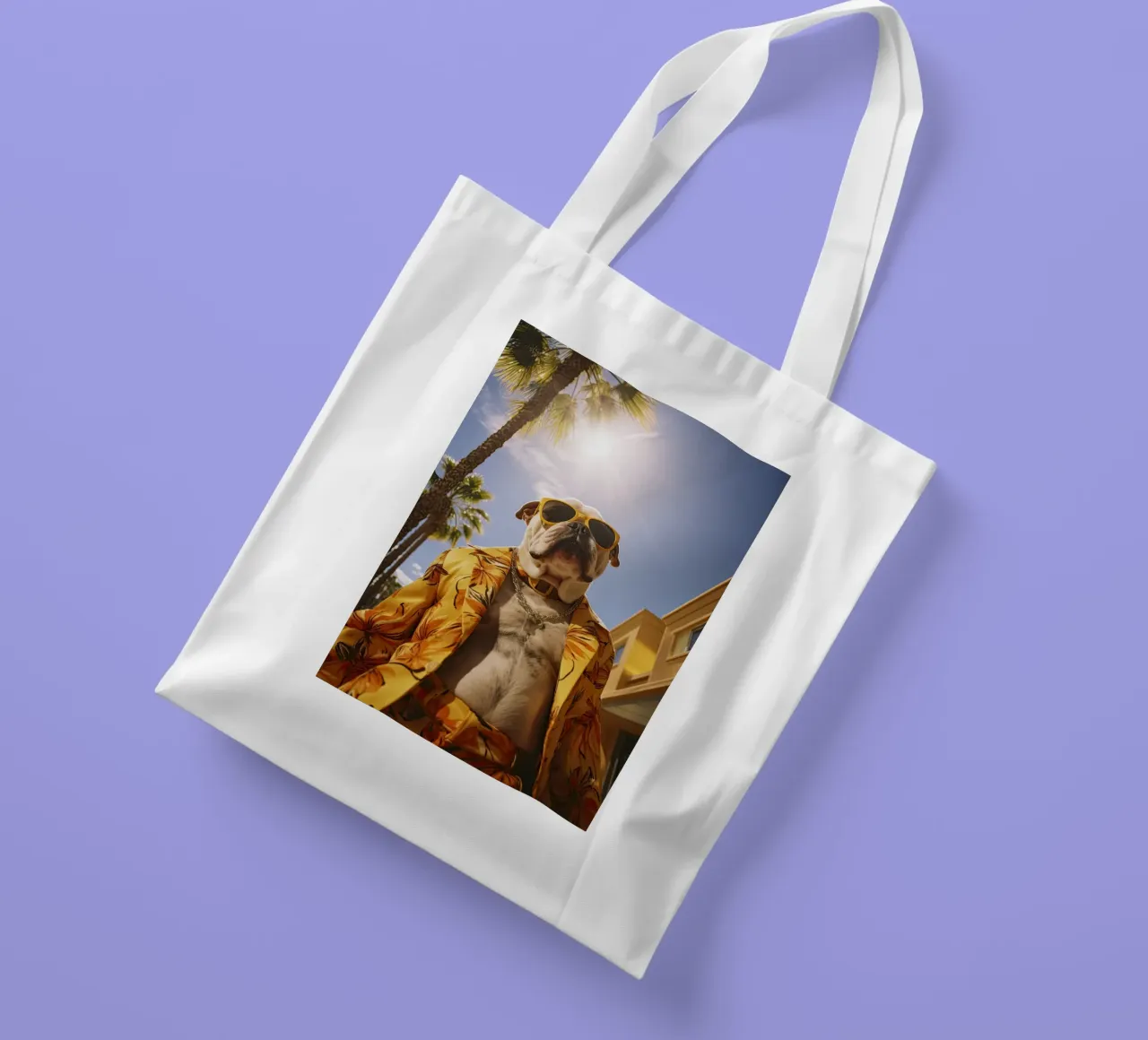 Juan borsa in juta da Affiches Chien Originales – Dogland