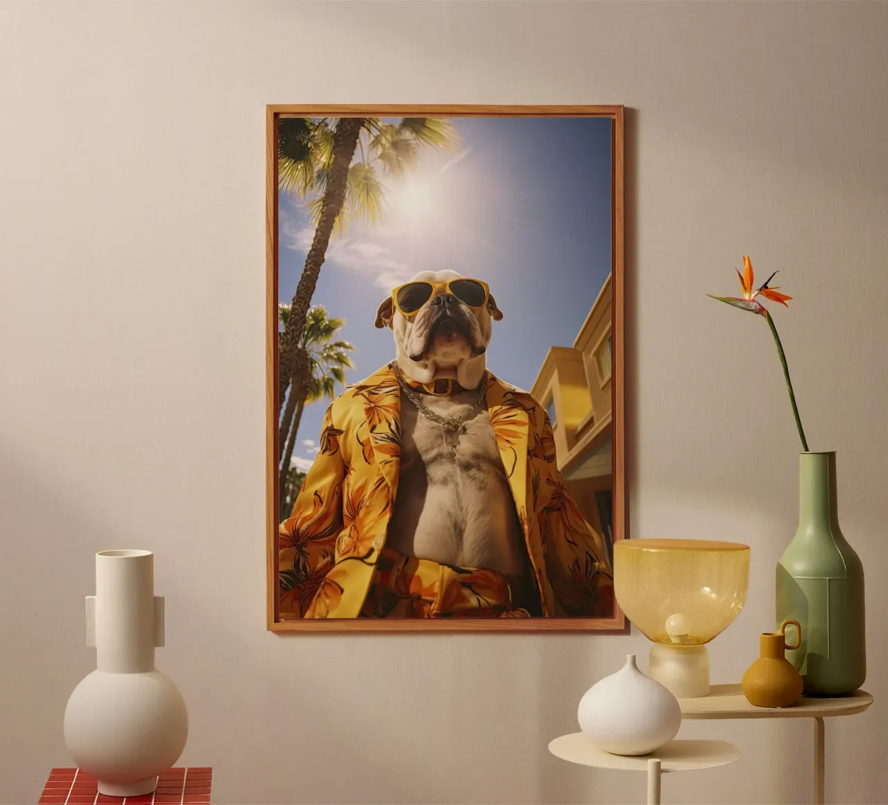 Juan alluminio dibond da Affiches Chien Originales – Dogland
