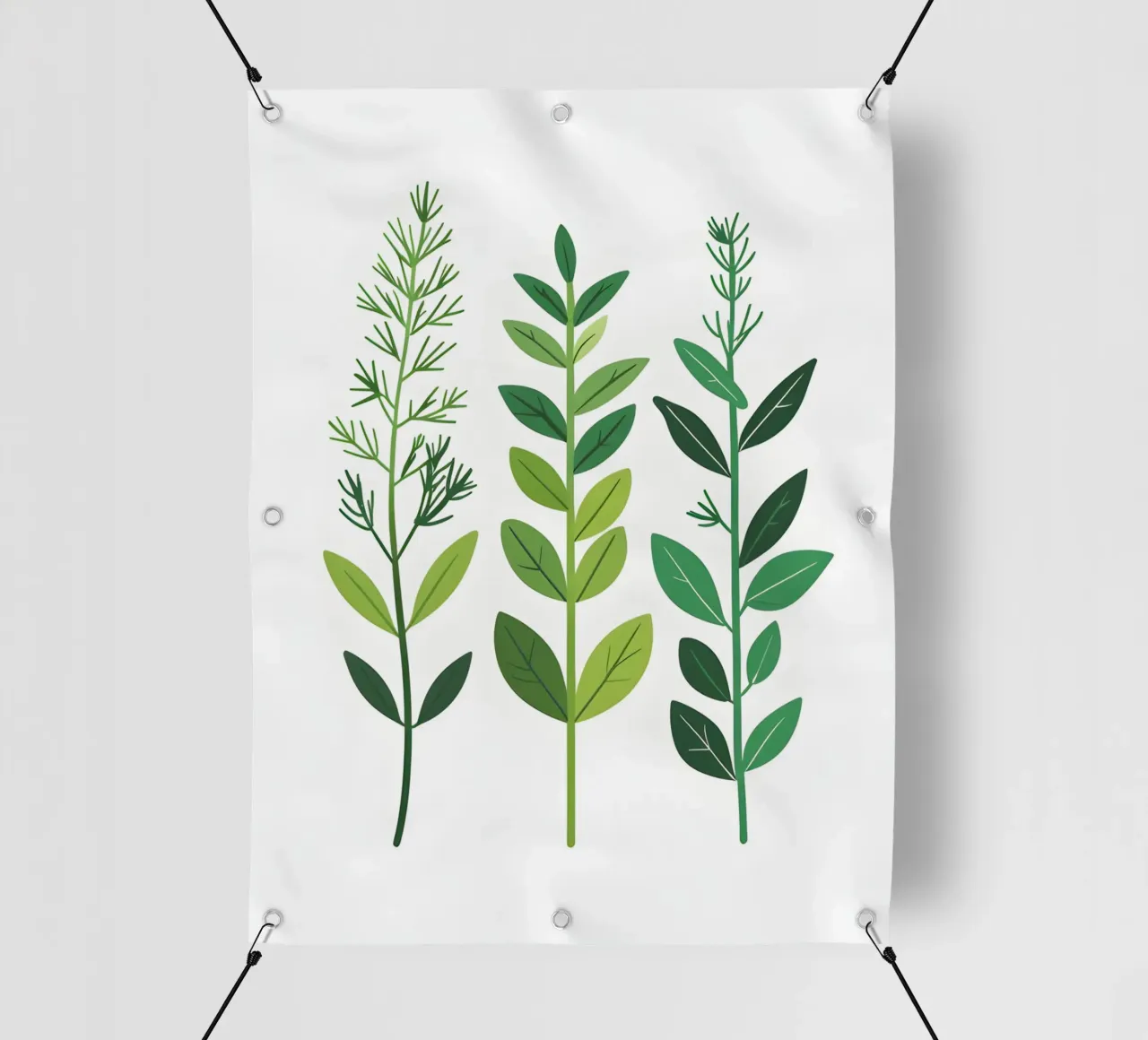 Set da giardino per erbe aromatiche telo in pvc da Botanical Gallery