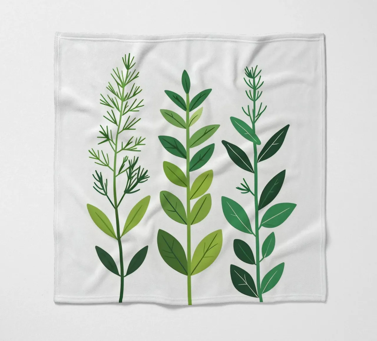 Set da giardino per erbe aromatiche coperta in pile da Botanical Gallery