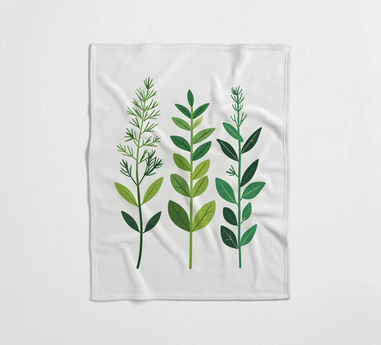 Set da giardino per erbe aromatiche coperta in pile da Botanical Gallery