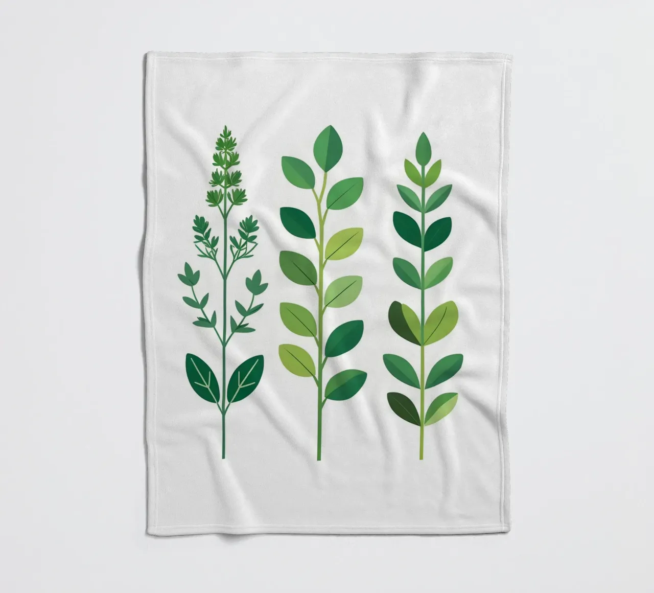 Set da giardino per erbe aromatiche coperta in pile da Botanical Gallery
