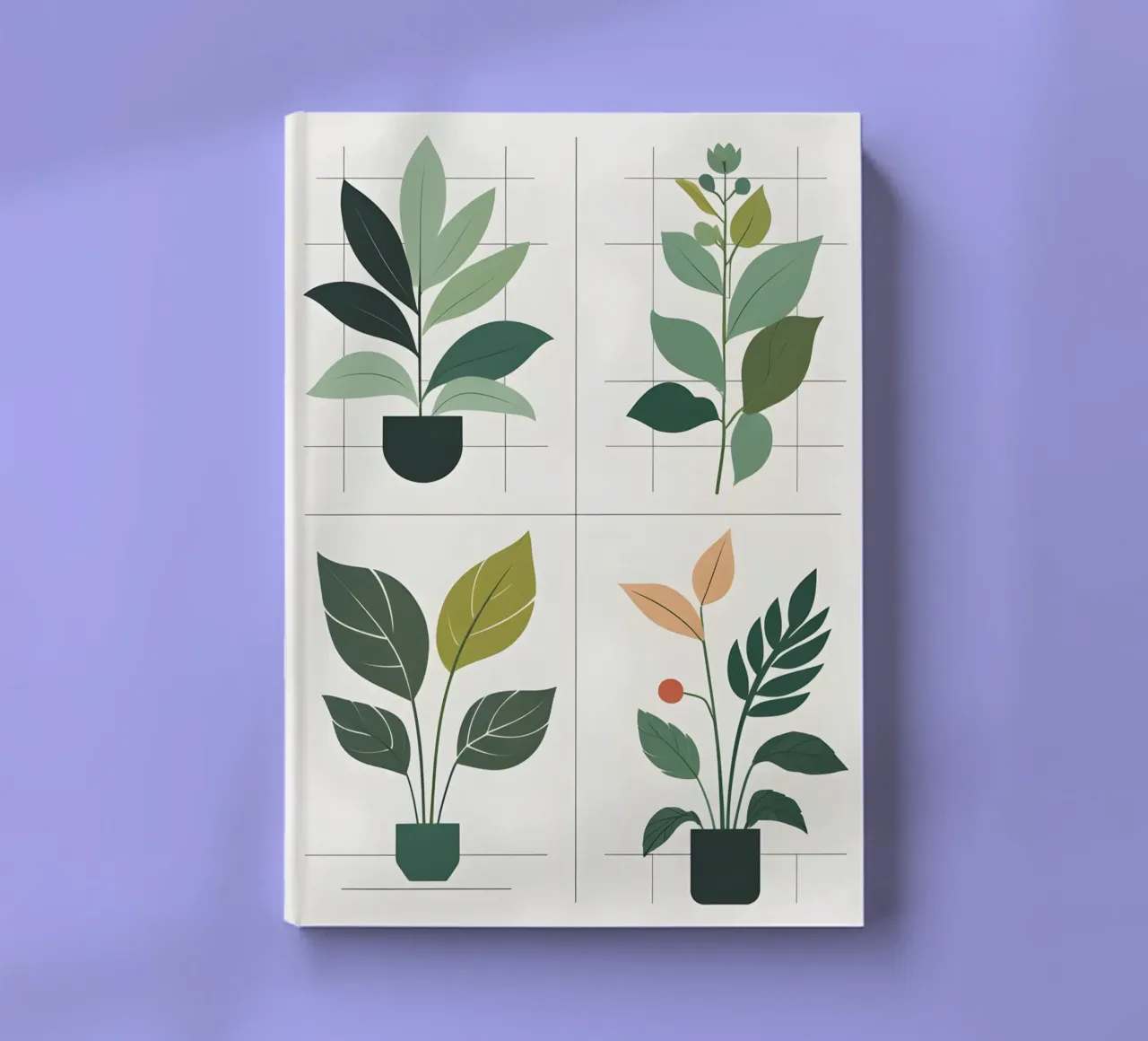 Botanical Grid notebook by Botanical Gallery