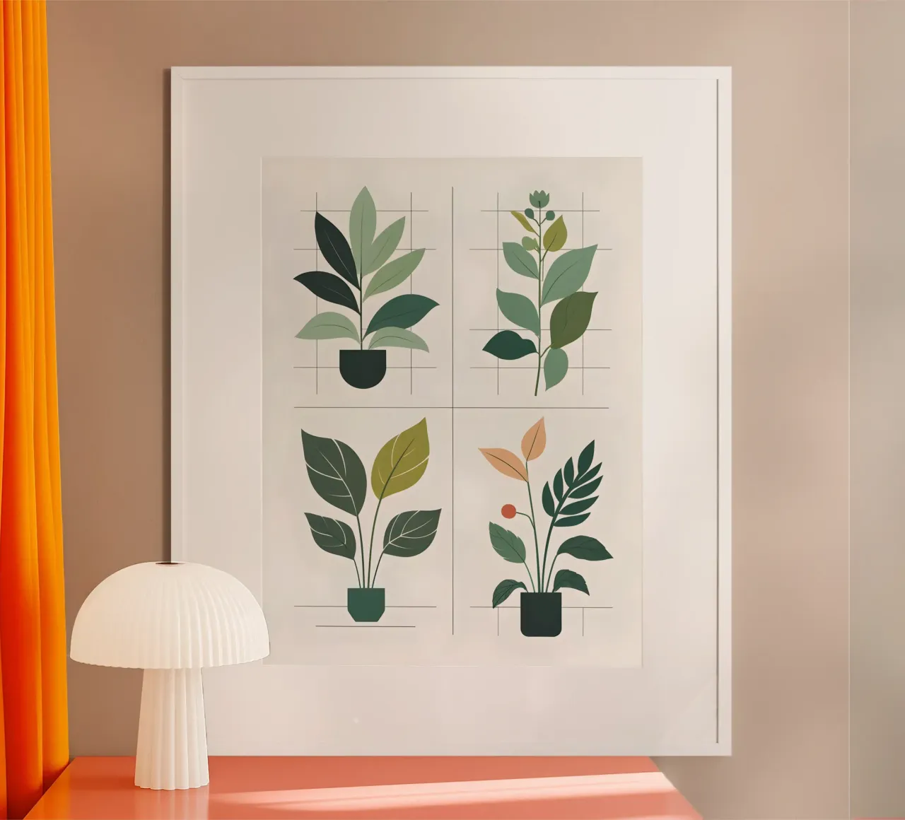Griglia botanica poster da The Green Room
