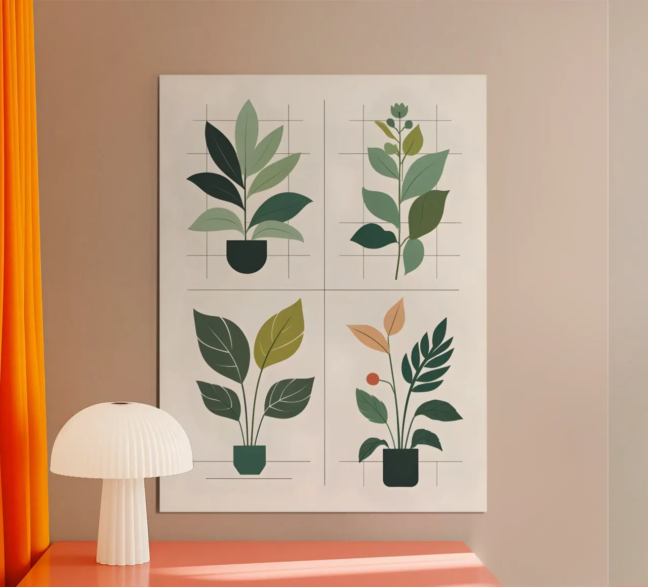 Griglia botanica poster da The Green Room
