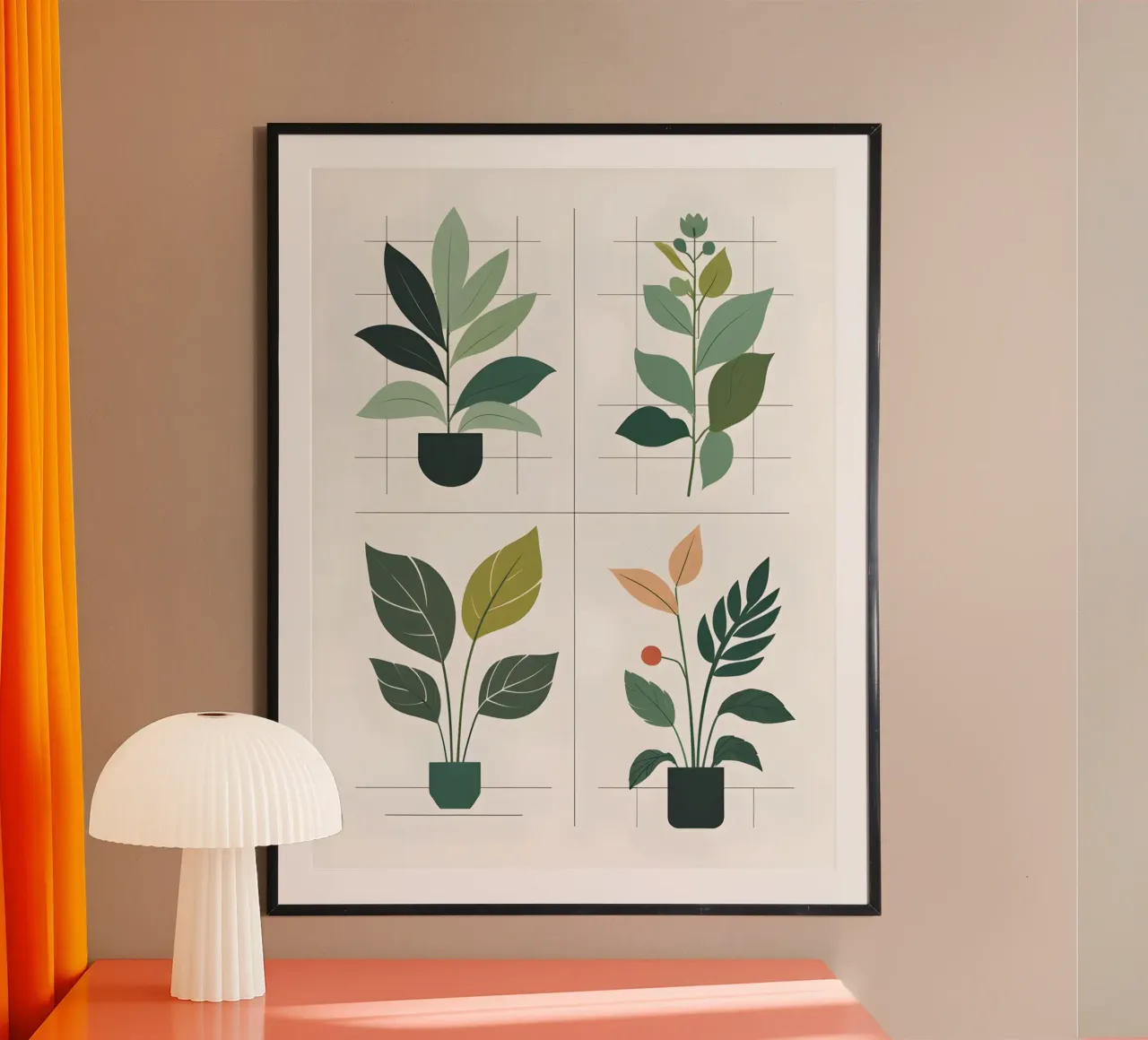 Griglia botanica poster da The Green Room