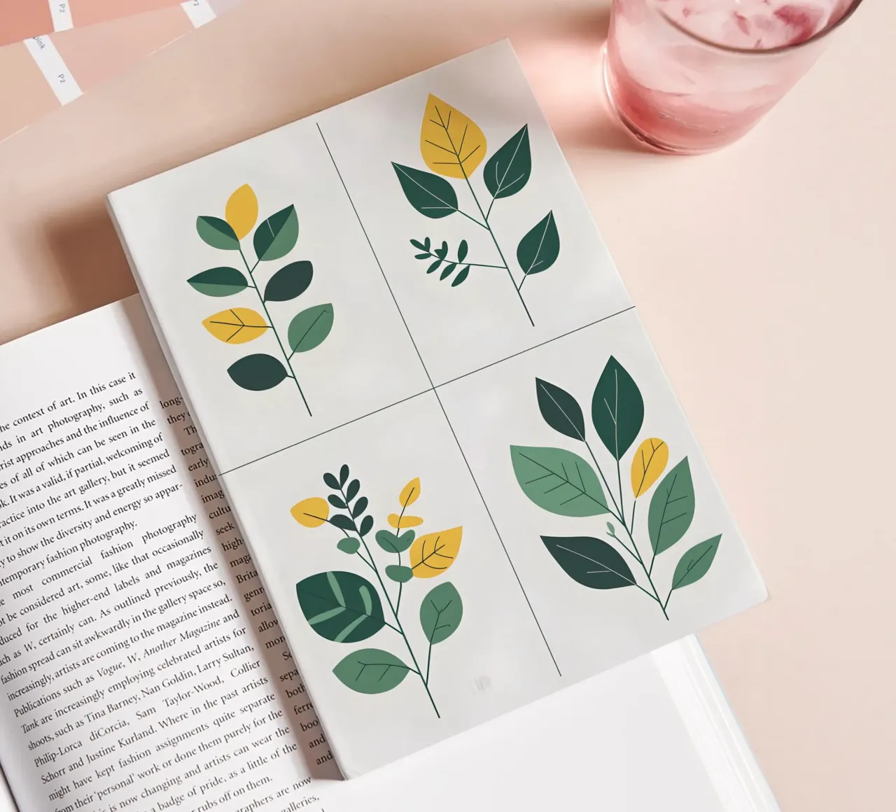 Botanical Grid notebook by Botanical Gallery