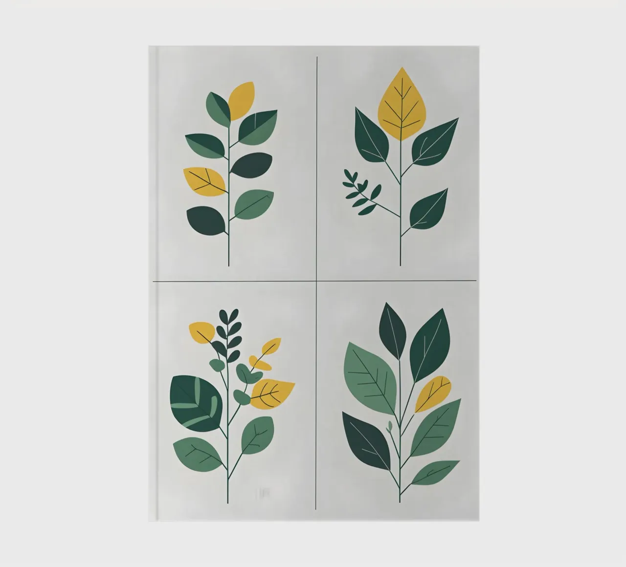 Botanical Grid notebook by Botanical Gallery
