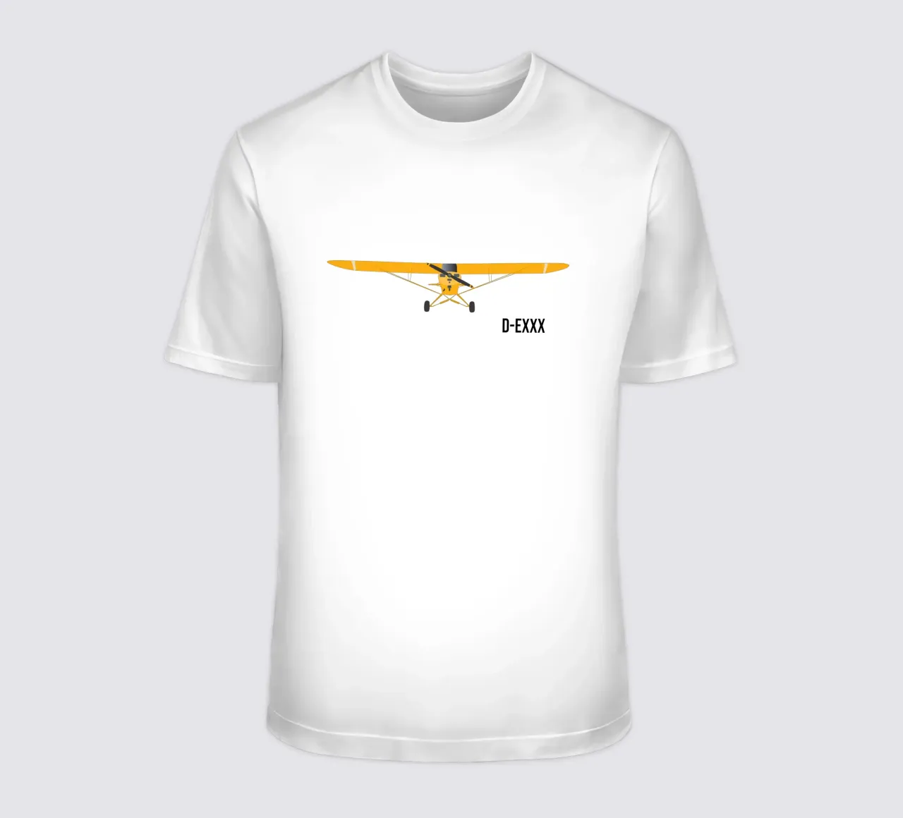 Piper Cub - La targa può essere personalizzata t-shirt da Fly & Camp