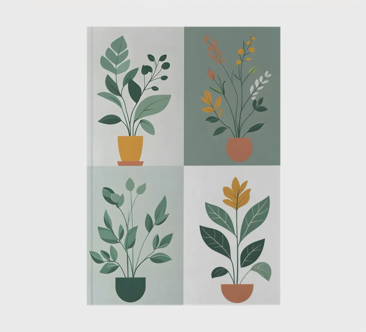 Botanical Grid notebook by Botanical Gallery