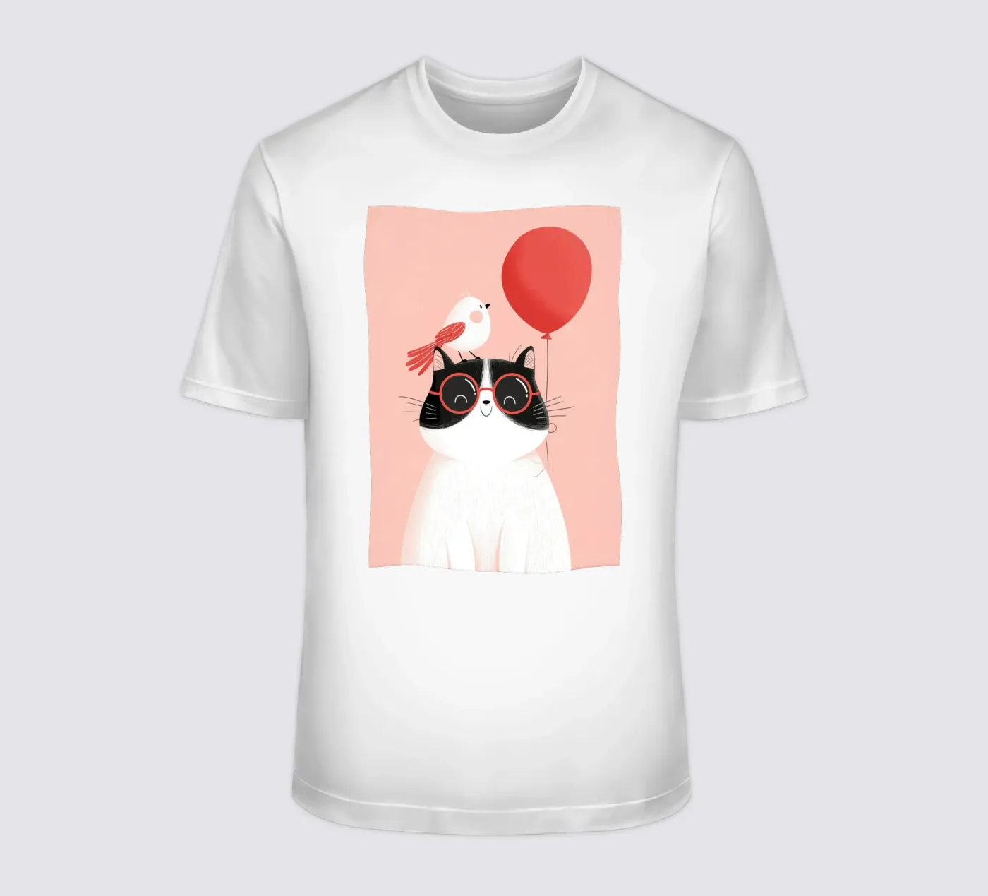 Cool Cat, Tiny Bird t-shirt da Kiara