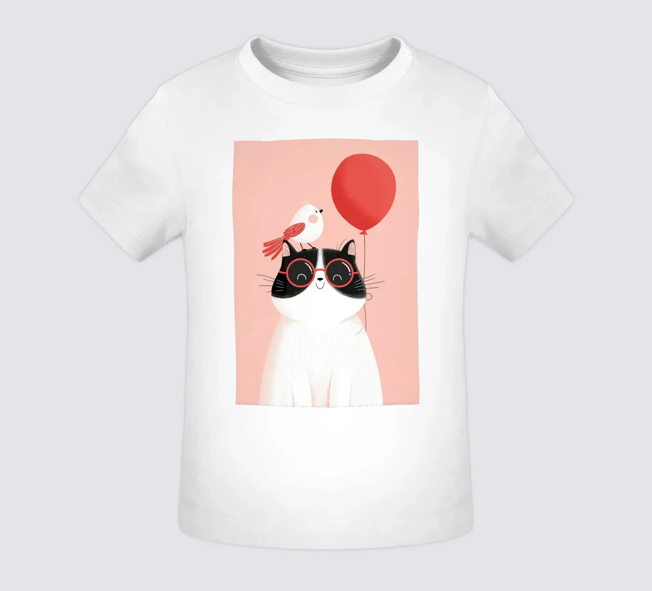 Cool Cat, Tiny Bird maglietta neonato da Kiara