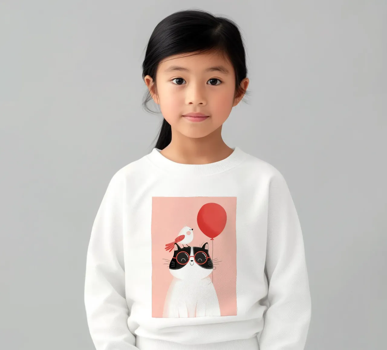 Cool Cat, Tiny Bird felpa bambino da Kiara
