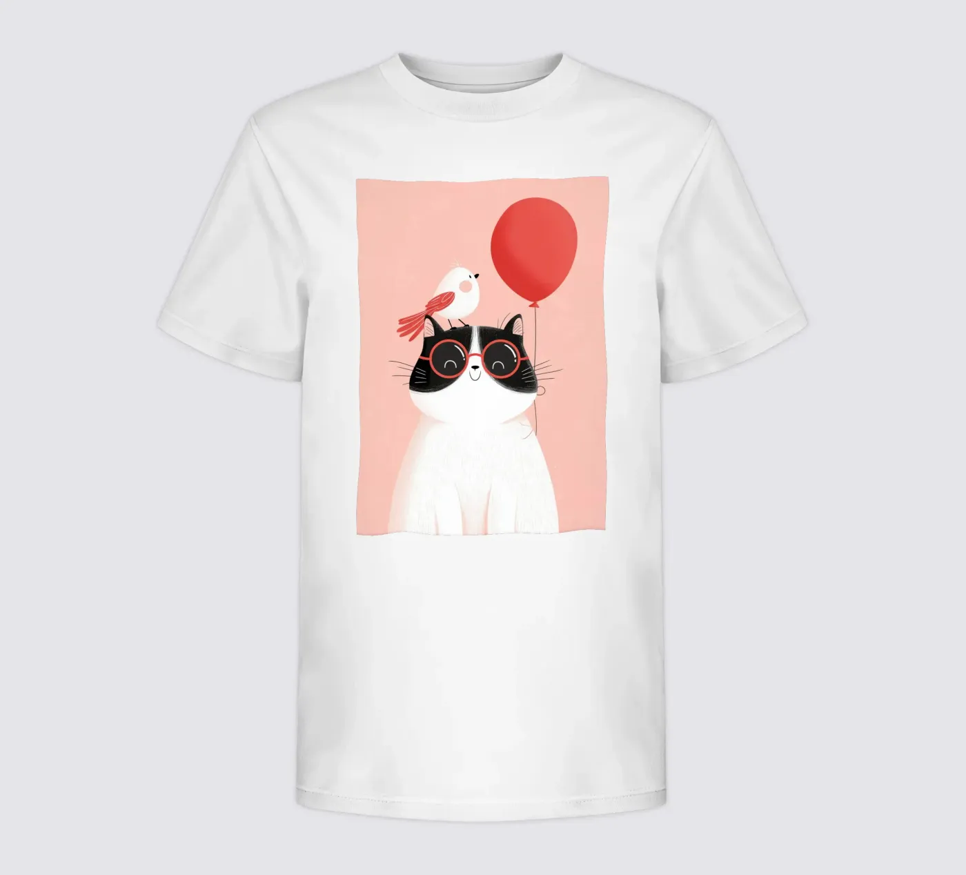 Cool Cat, Tiny Bird t-shirt bambini da Kiara