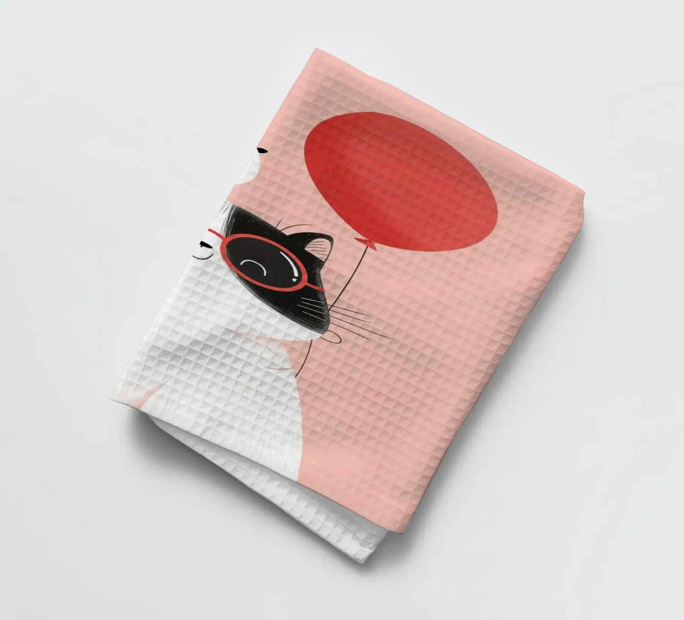 Cool Cat, Tiny Bird torchon de Kiara