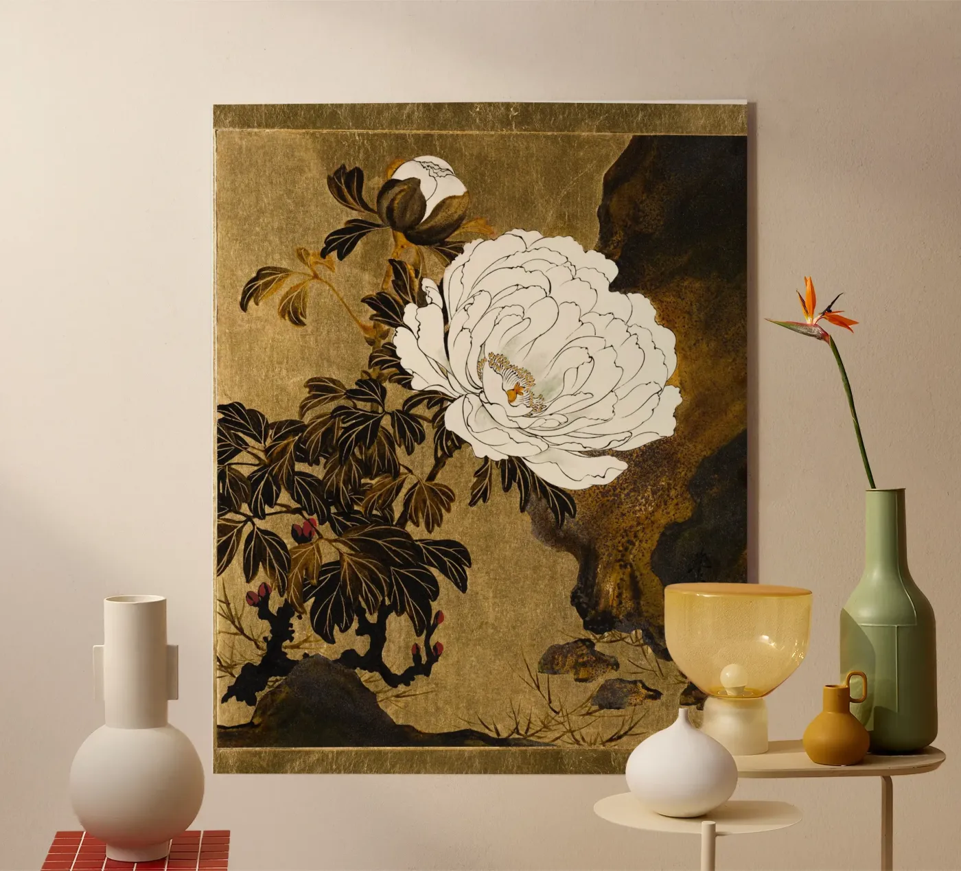 Peonies plexiglass da vintageshop