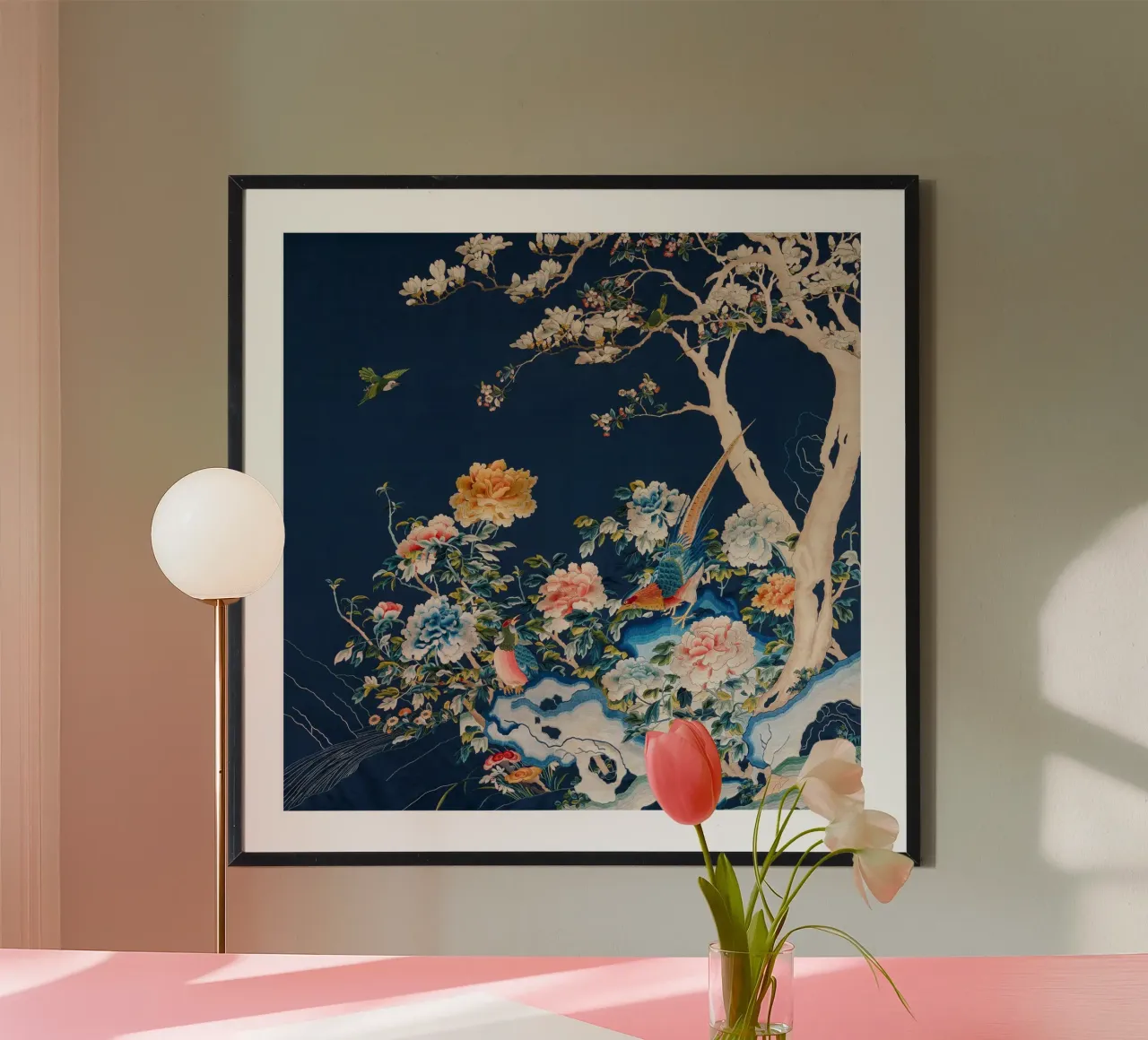 Hanging poster con telaio in plastica da vintageshop