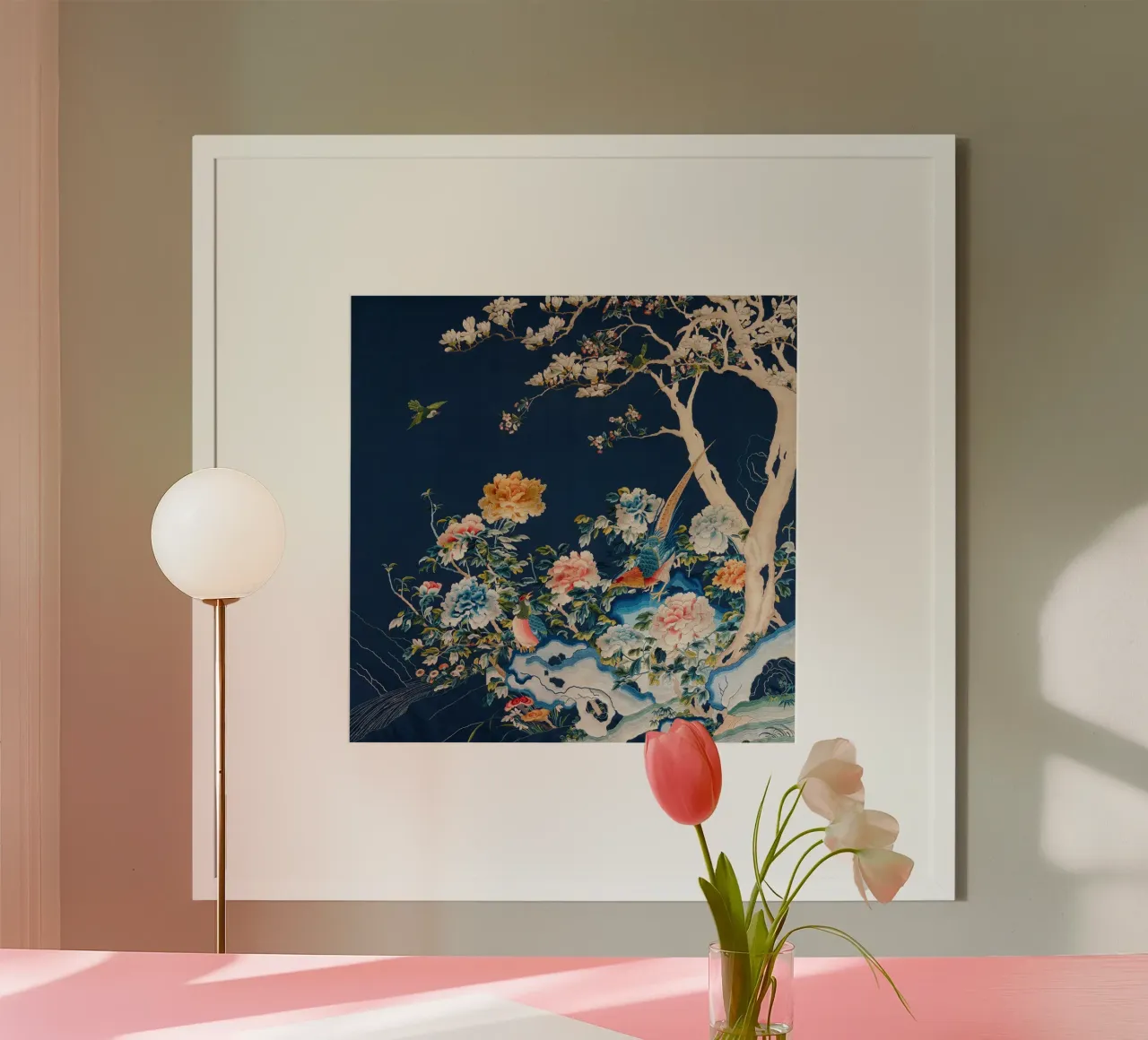 Hanging poster con telaio in plastica da vintageshop
