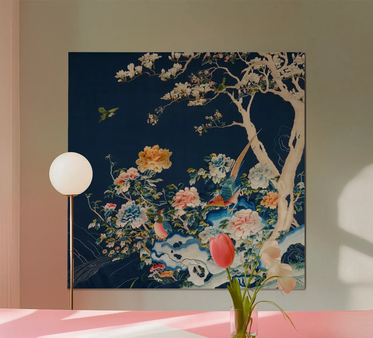 Hanging poster con telaio in plastica da vintageshop