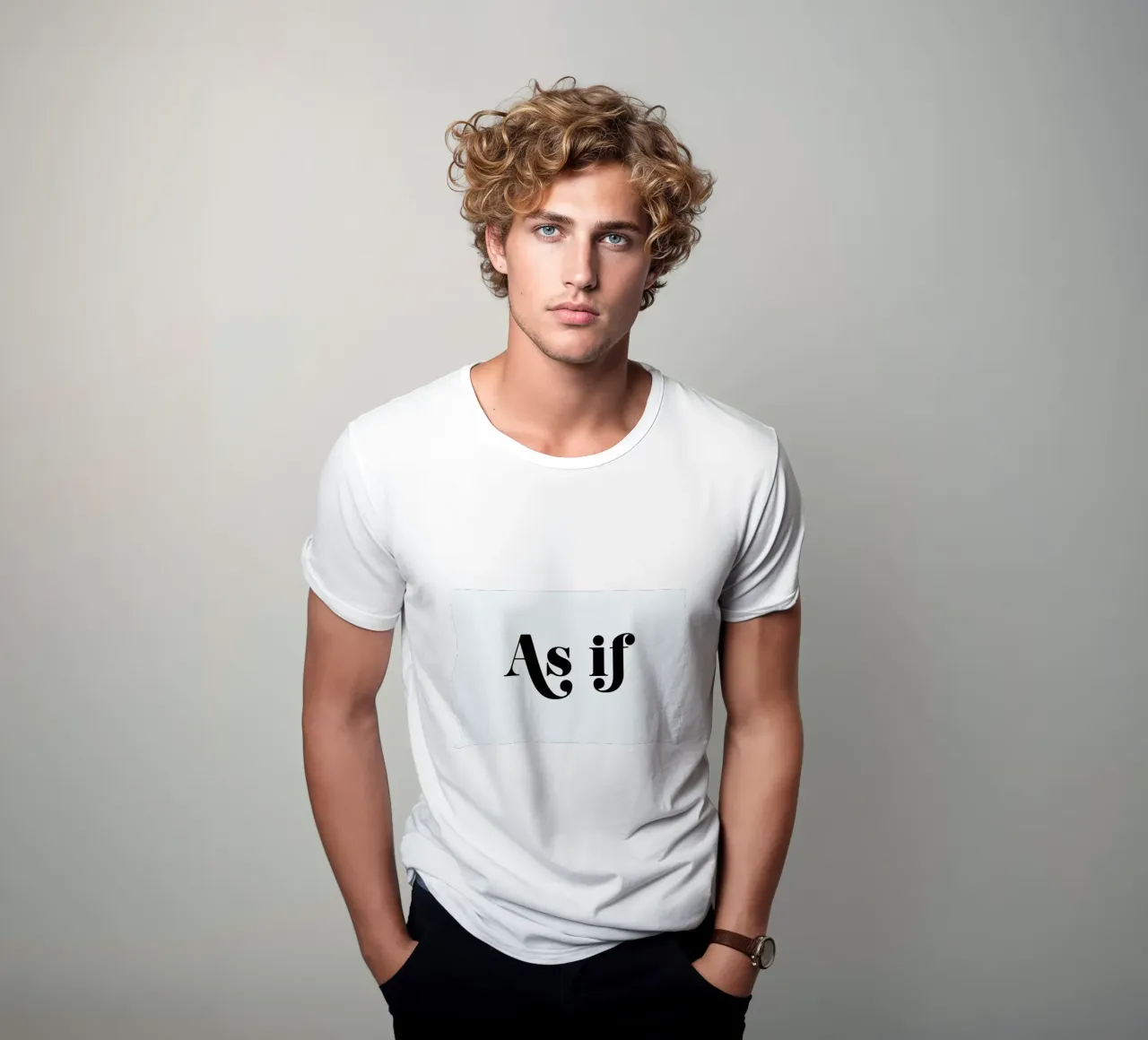 As If t-shirt by Honeymoon Hotel
