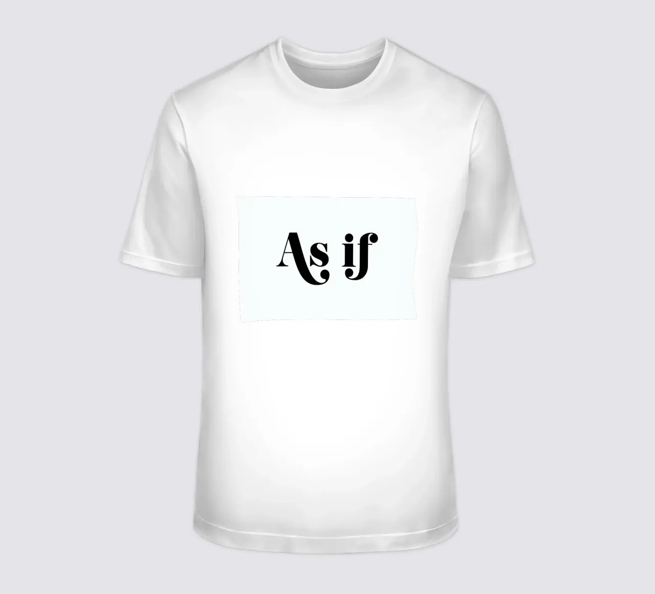 As If t-shirt by Honeymoon Hotel