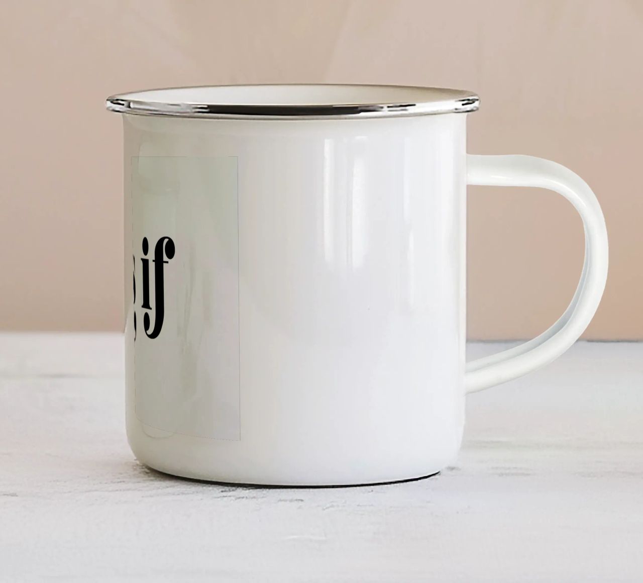 As If tazza in smalto da Honeymoon Hotel