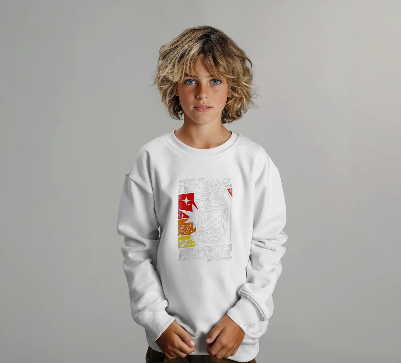 Retro Original Gamer Arcade felpa bambino da LM2KONE